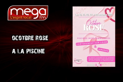 On parle d&#039;Octobre rose à la piscine sur Méga FM